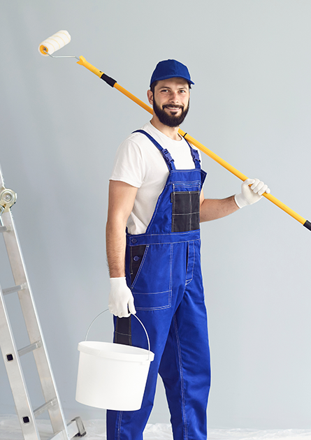 Experienced Los Angeles Painter in Action