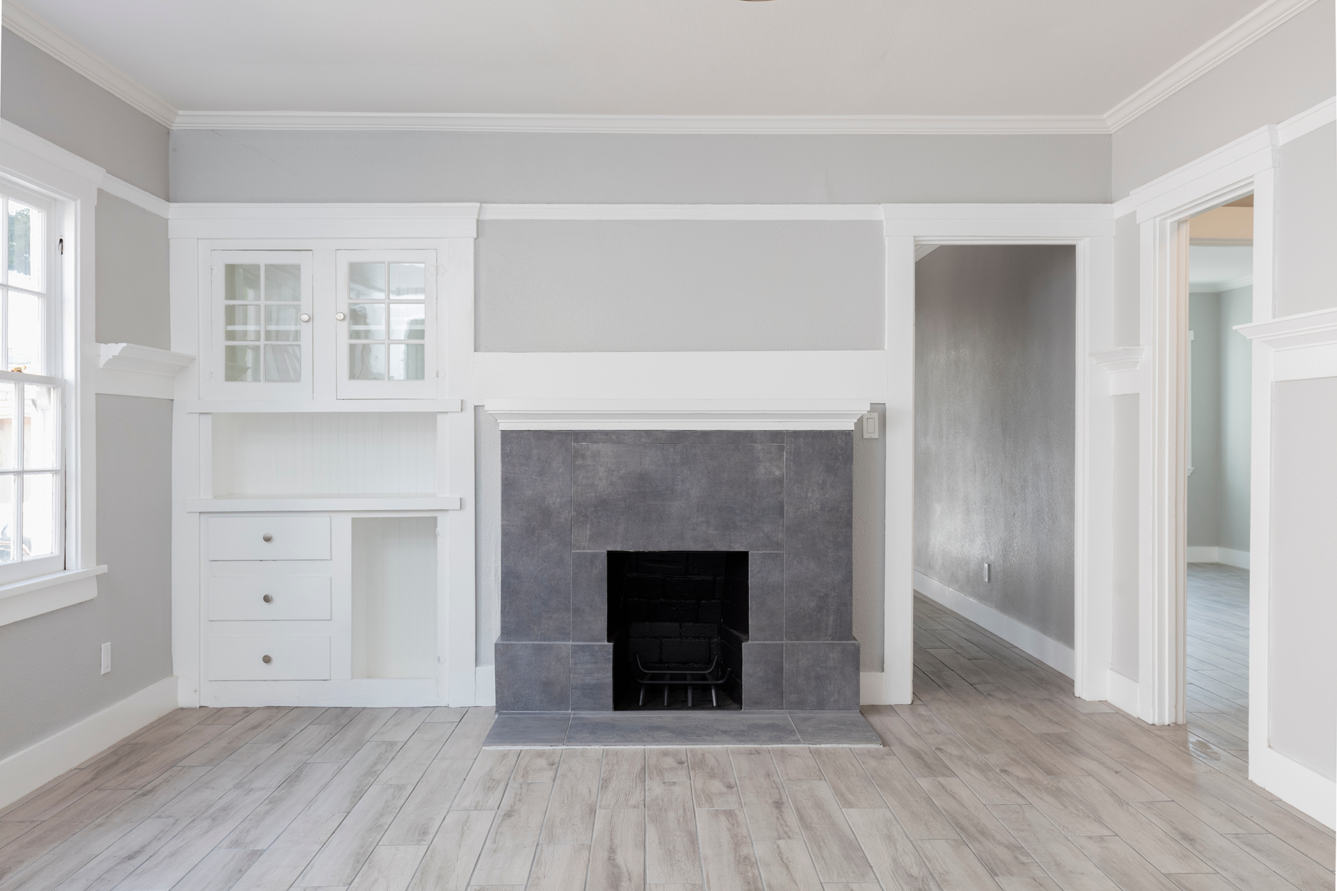 Interior painting process