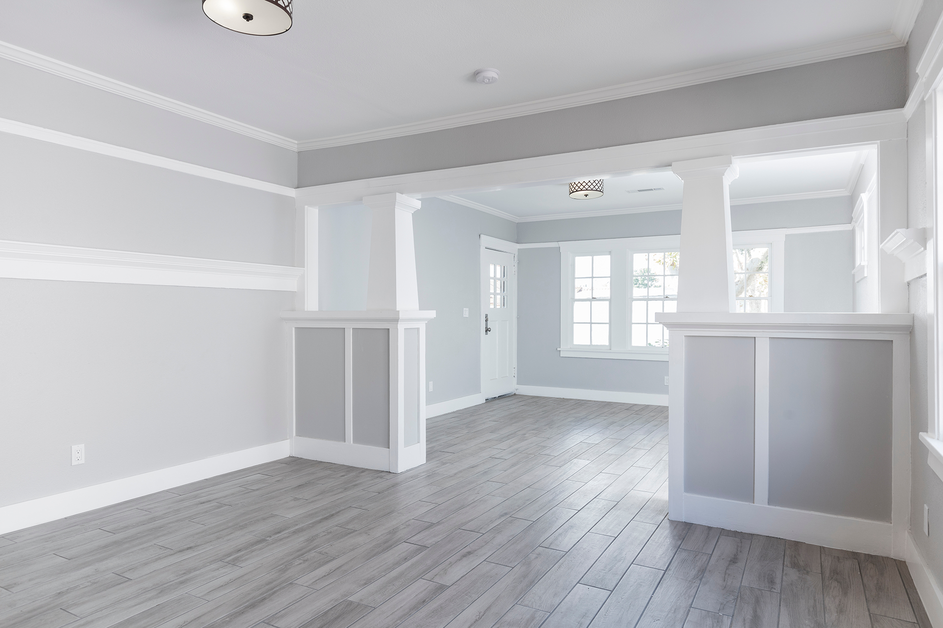 Completed interior painting